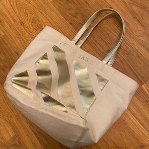 White & Gold Tote